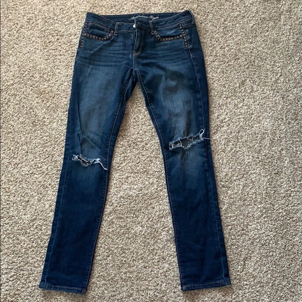 American Eagle Ripped Skinny Jeans